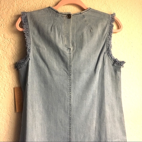 HOPE & HARLOW | denim dress size medium - Picture 5 of 6